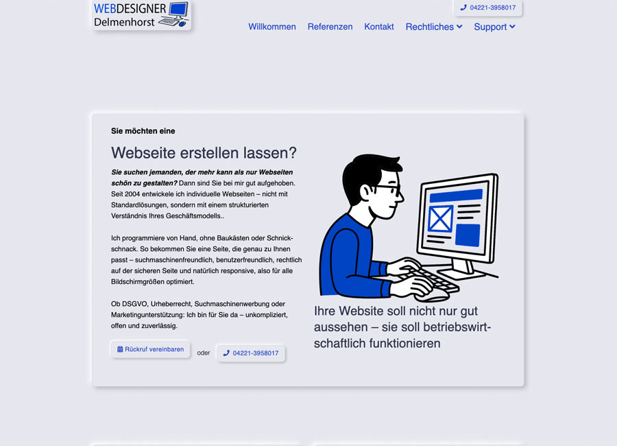 homepage webdesign KRquadrat
